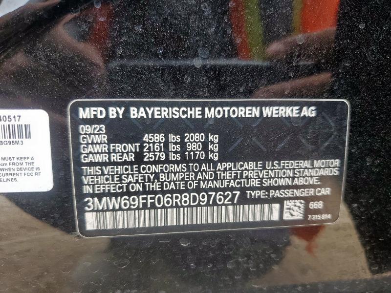 2024 BMW 330I 3MW69FF06R8D97627