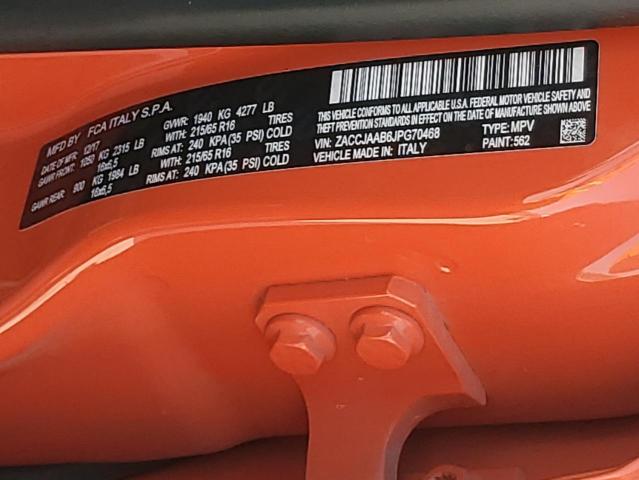 2018 JEEP RENEGADE S ZACCJAAB6JPG70468