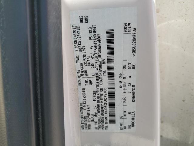 2016 FORD ESCAPE TIT - 1FMCU9J95GUC79706