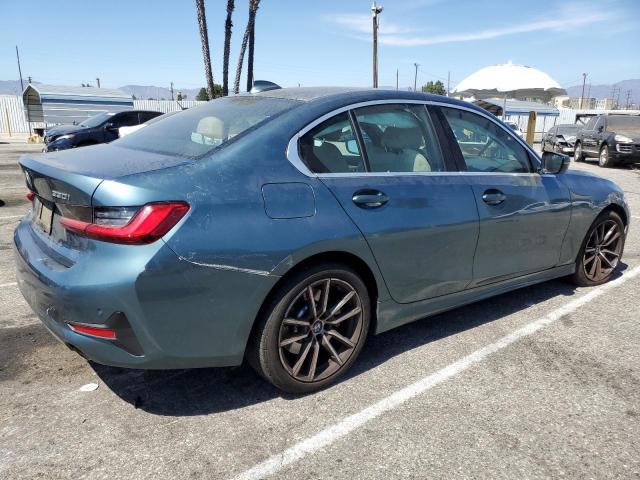 BMW 330I 2021 teal  gas 3MW5R1J0XM8B81181 photo #4