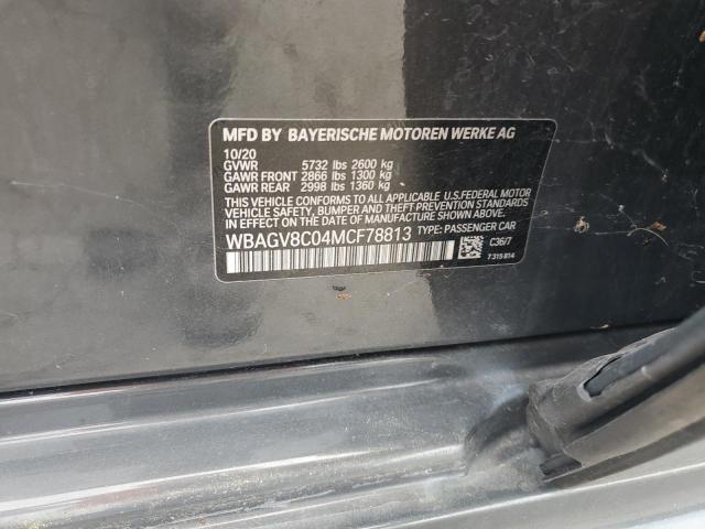 2021 BMW M850XI WBAGV8C04MCF78813