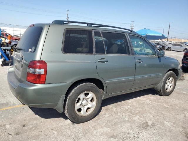 TOYOTA HIGHLANDER 2006 green 4dr spor gas JTEDD21AX60142885 photo #4