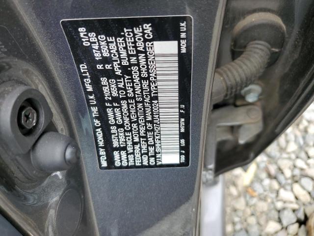 2018 HONDA CIVIC LX SHHFK7H27JU410024