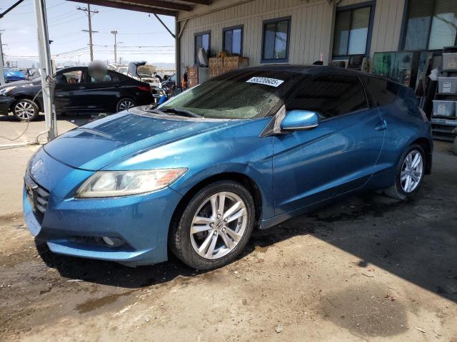 HONDA CR-Z EX 2011 teal  hybrid engine JHMZF1C63BS015853 photo #1