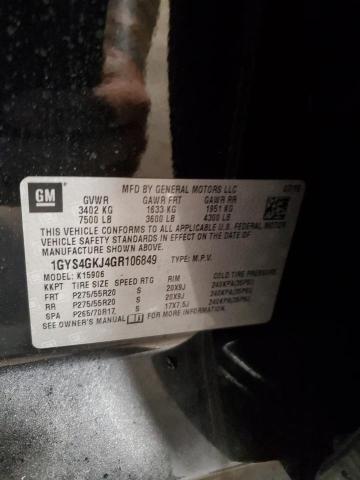2016 CADILLAC ESCALADE E - 1GYS4GKJ4GR106849