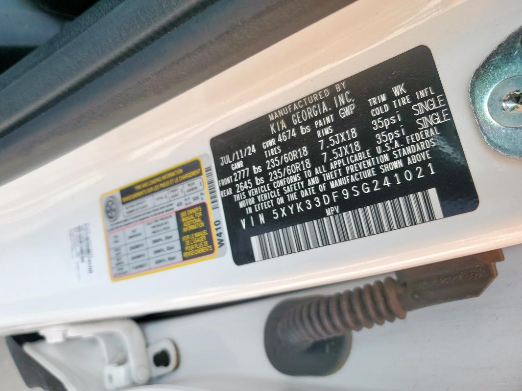 2025 KIA SPORTAGE EX 5XYK33DF9SG241021