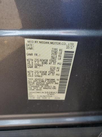 2018 NISSAN MURANO S - 5N1AZ2MH5JN103842