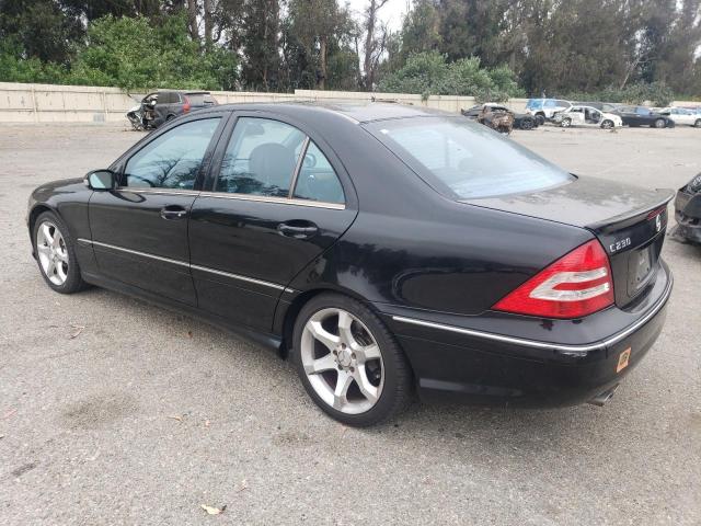 MERCEDES-BENZ C 230 2007 black sedan 4d gas WDBRF52H47F921486 photo #3