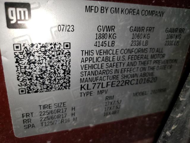 2024 CHEVROLET TRAX LS KL77LFE22RC101620