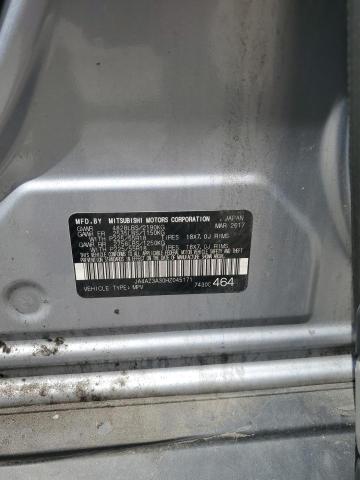 2017 MITSUBISHI OUTLANDER JA4AZ3A30HZ045171