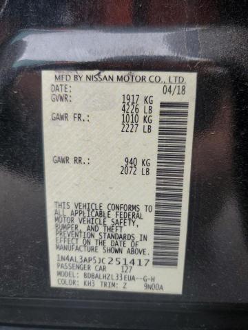 2018 NISSAN ALTIMA 2.5 - 1N4AL3AP5JC251417