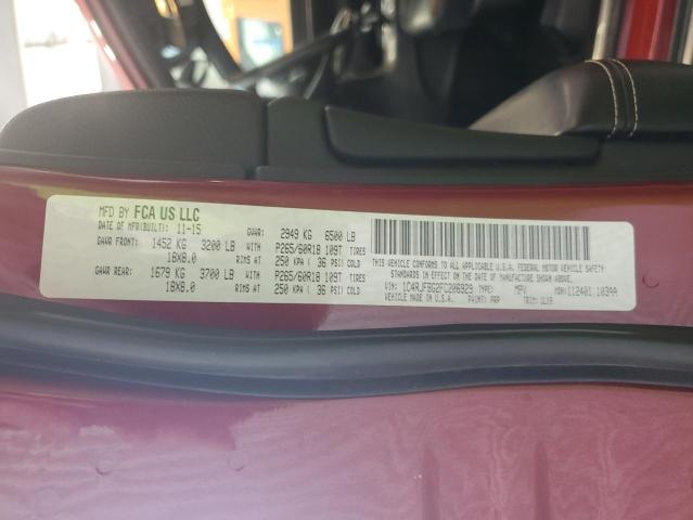 2015 JEEP GRAND CHER - 1C4RJFBG2FC206929
