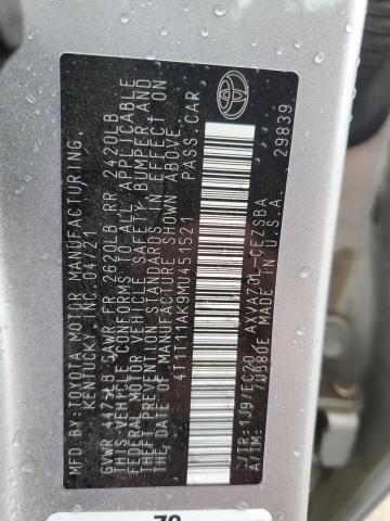 2021 TOYOTA CAMRY SE 4T1T11AK9MU451521