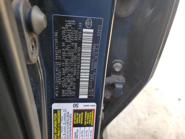 2020 TOYOTA CAMRY LE - 4T1C31AK2LU536189