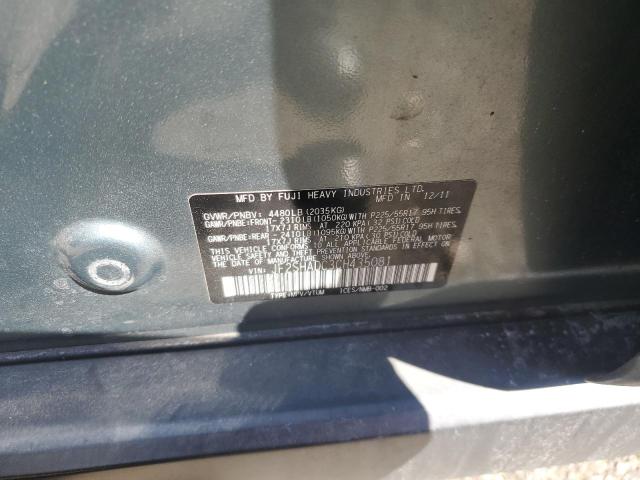 2012 SUBARU FORESTER - JF2SHADC3CH435081