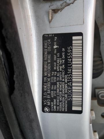 2004 BMW X5 3.0I #3286486156
