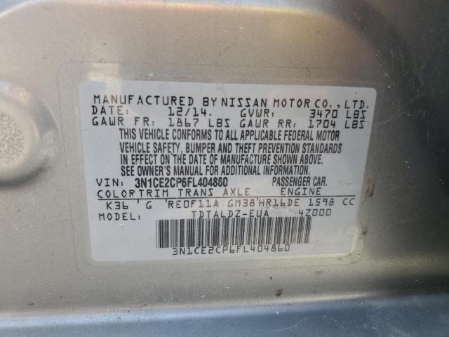 2015 NISSAN VERSA NOTE 3N1CE2CP6FL404860