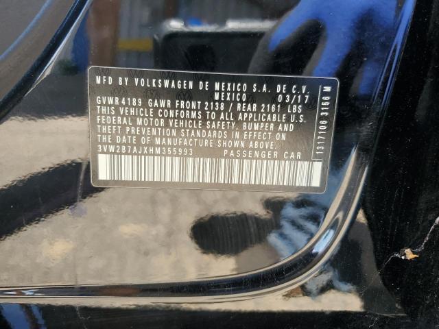 2017 VOLKSWAGEN JETTA S 3VW2B7AJXHM355993