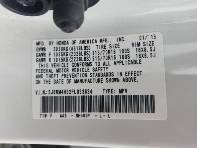 2015 HONDA CR-V LX - 5J6RM4H32FL033634
