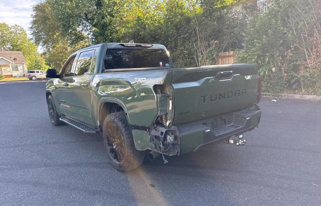 TOYOTA TUNDRA CRE 2022 green  Gasoline 5TFLA5DB1NX053260 photo #4