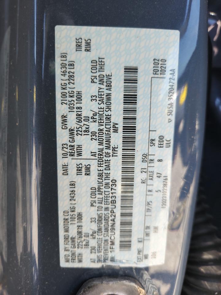 FORD ESCAPE ST LINE SELECT