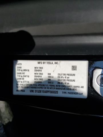 2023 TESLA MODEL 3 5YJ3E1EA8PF565520