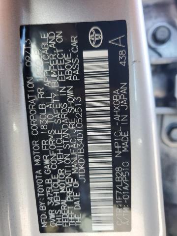 2013 TOYOTA PRIUS C - JTDKDTB34D1052513