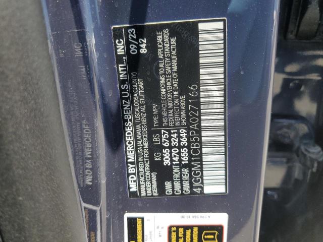 2023 MERCEDES-BENZ EQE SUV 35 4JGGM1CB5PA027166