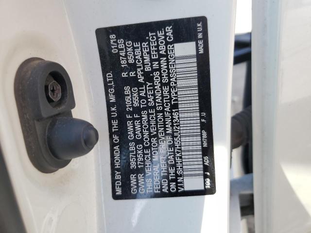 2018 HONDA CIVIC EX SHHFK7H55JU213461