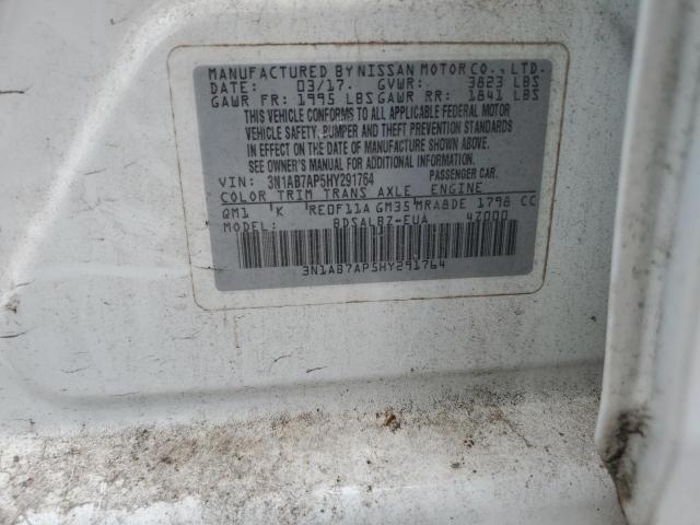 2017 NISSAN SENTRA S - 3N1AB7AP5HY291764