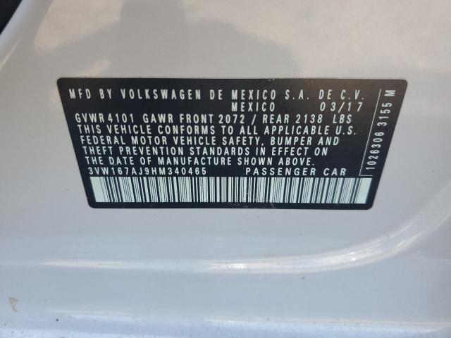 2017 VOLKSWAGEN JETTA S - 3VW167AJ9HM340465