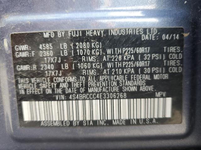 2014 SUBARU OUTBACK 2.5I PREMIUM - 4S4BRCCC4E3306268