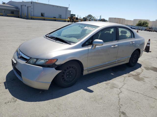 HONDA CIVIC LX 2006 gold  gas 1HGFA165X6L123023 photo #1