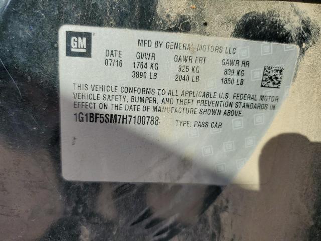 2017 CHEVROLET CRUZE PREM - 1G1BF5SM7H7100788