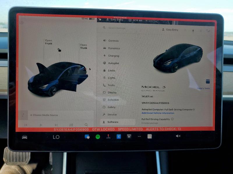 2018 TESLA MODEL 3 5YJ3E1EA4JF056905
