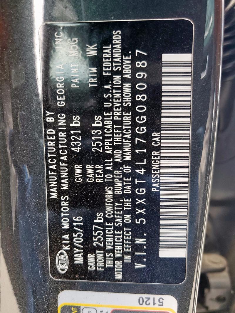 2016 KIA OPTIMA LX - 5XXGT4L17GG080987
