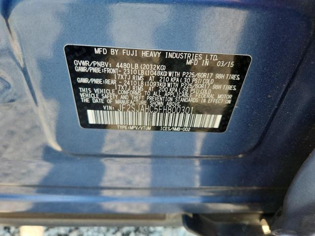 2015 SUBARU FORESTER 2 JF2SJAHC5FH800301