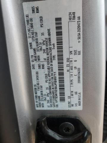 2018 FORD F150 SUPER - 1FTEW1E50JFB95711