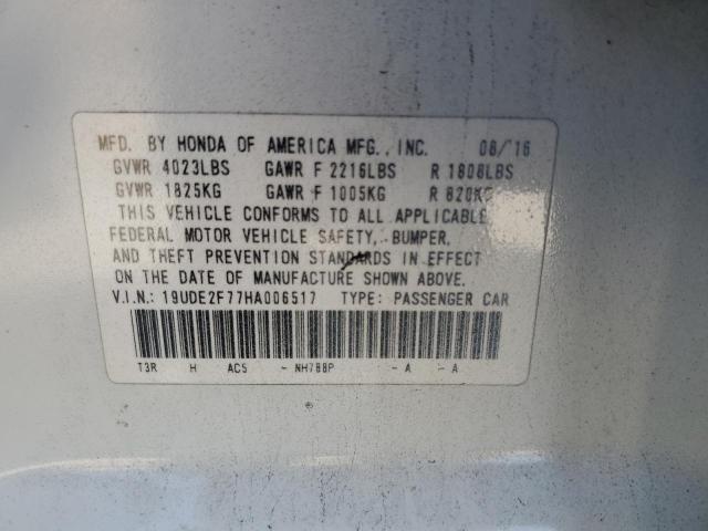 2017 ACURA ILX PREMIU 19UDE2F77HA006517