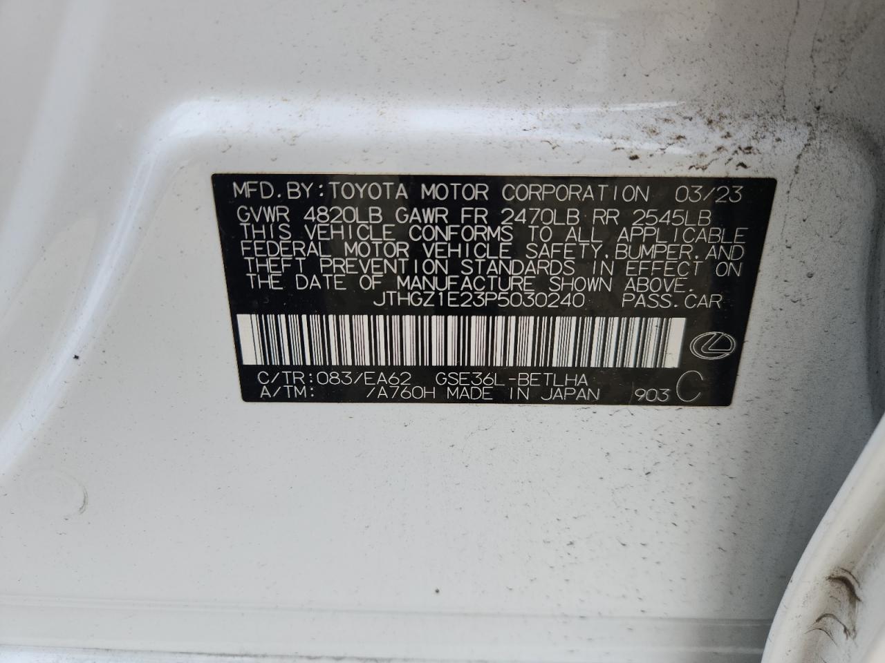 LEXUS IS 350 F SPORT