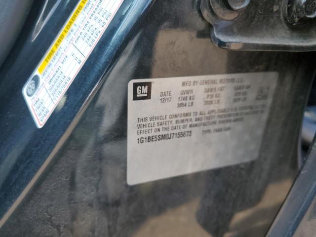 2018 CHEVROLET CRUZE LT - 1G1BE5SM0J7155673