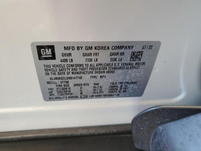 2022 BUICK ENCORE GX - KL4MMGSL5NB147748