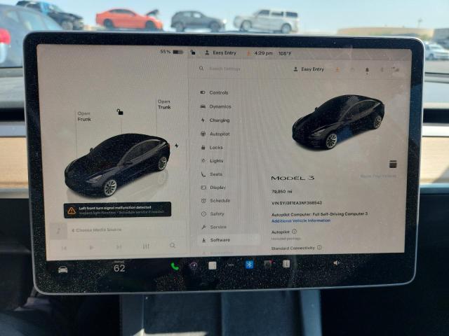 2022 TESLA MODEL 3 5YJ3E1EA3NF368543