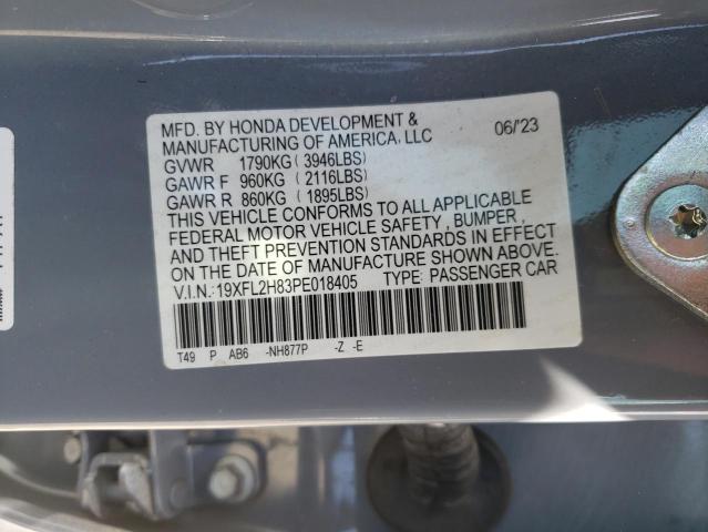2023 HONDA CIVIC SPOR 19XFL2H83PE018405
