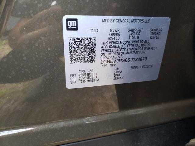2025 CHEVROLET TRAVERSE Z 1GNEVJRS6SJ133870