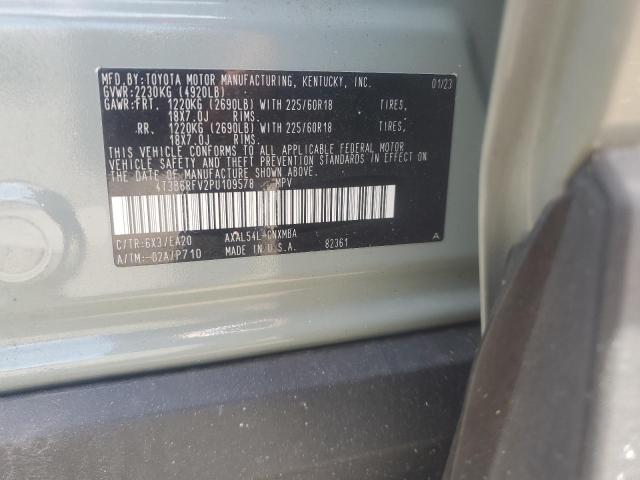2023 TOYOTA RAV4 XLE P 4T3B6RFV2PU109578