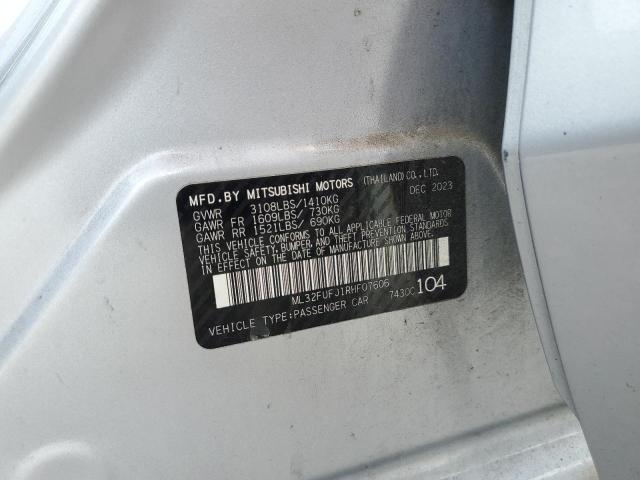 2024 MITSUBISHI MIRAGE G4 ML32FUFJ1RHF07606