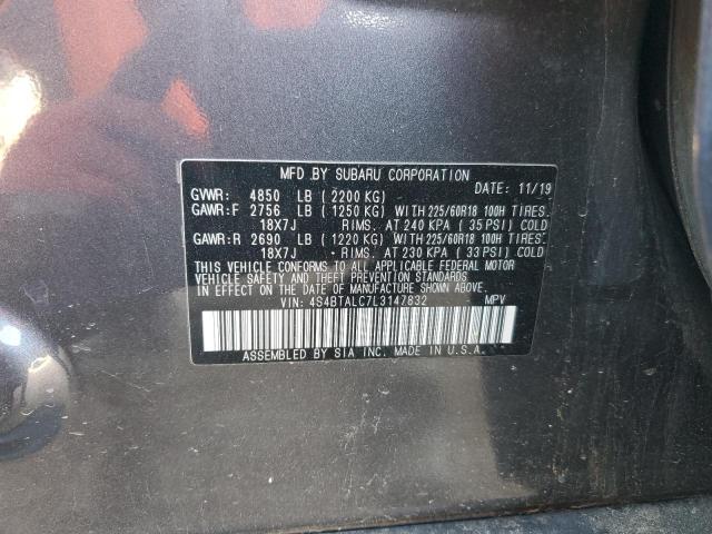 2020 SUBARU OUTBACK LI 4S4BTALC7L3147832