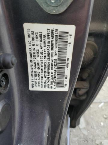 2015 HONDA CIVIC EX 19XFB2F82FE103210