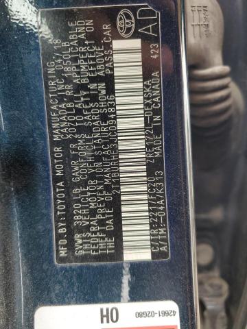 2018 TOYOTA COROLLA SE - 2T1BURHE3JC094836